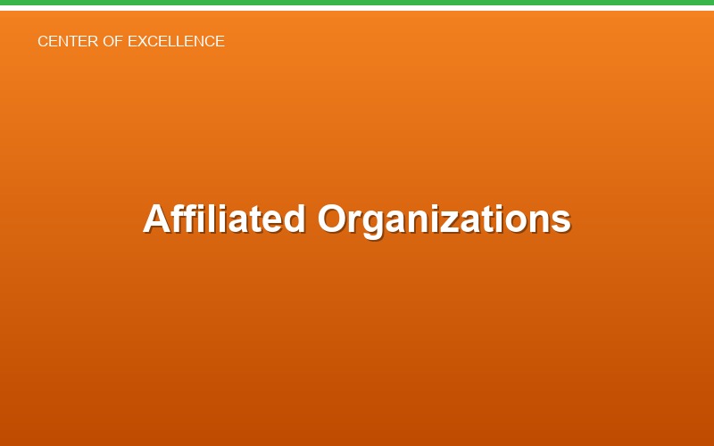 Affiliated Organizations
