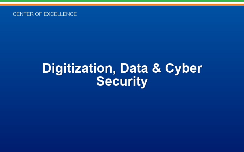 Digitization, Data & Cyber Security